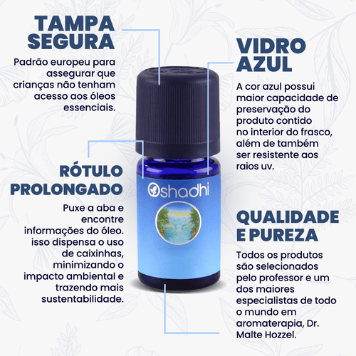 Óleo Essencial de Capim Limão (Citratus) Orgânico 5ml